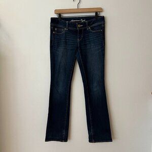 American Eagle Slim Boot Dark Wash Jeans Women's Size 4